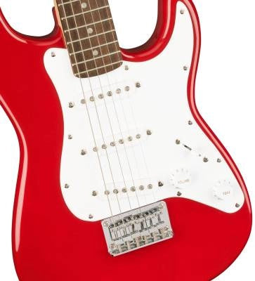 Squier - Guitare électrique Mini Strat avec touche en laurier - Rouge Dakota 0370121554