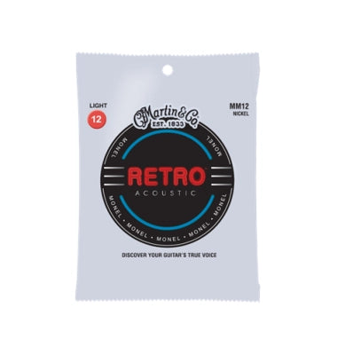 Martin - Jeu de cordes Retro Monel Custom Light 12-54