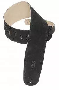 Levys - 3 1/2 Inch Suede Strap - Black