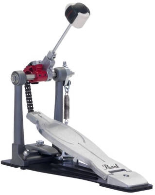 Pédale de grosse caisse simple Pearl Eliminator Solo - Rouge