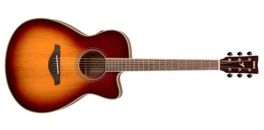 Yamaha - Guitare acoustique FS TransAcoustic Folk Cutaway - Brown Sunburst
