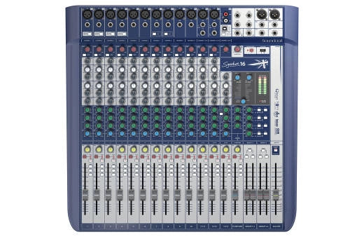 Soundcraft - Console de mixage analogique 16 canaux avec effets Lexicon et USB