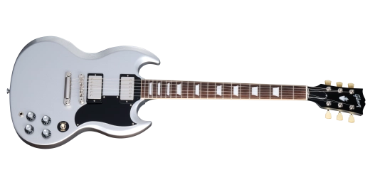 Gibson - SG Standard 61 Stopbar avec étui rigide - Silver Mist