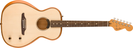 Fender - Highway Series Parlor Acoustic/Electric Guitar, Rosewood Fingerboard with Gigbag - Natural