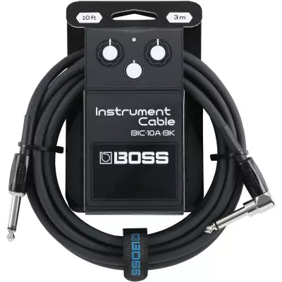 Câble d'instrument BOSS - 10 droit/coudé - Noir