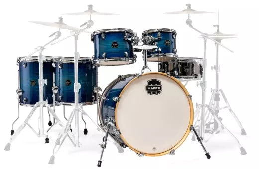 Mapex - Pack de 6 cartouches Armory (22, 10, 12, 14, 16, SD) - Blue Wave Burst