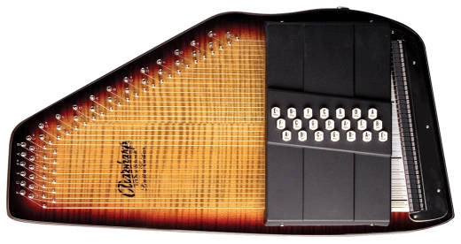 Oscar Schmidt - OS150FCE 21 Chord Electric Autoharp - Flame Maple
