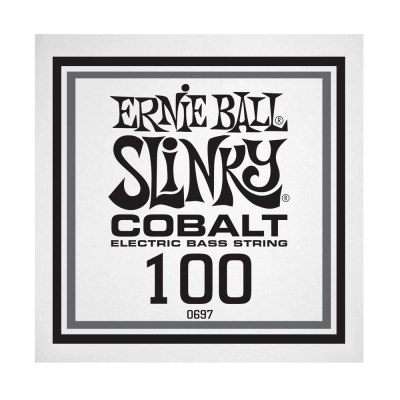 Corde simple pour basse électrique Ernie Ball .100 Cobalt Wound