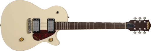 Guitares Gretsch - Guitare simple à coupe Streamliner Jet Club avec touche enveloppante et laurier - Blanc vintage