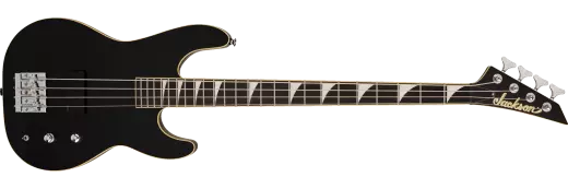 Jackson Guitars - Basse de concert en métal pur Pro Plus CB1A, édition limitée, touche en ébène - Noir brillant