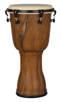 Pearl - Artisan Weathered Oak Top Tuned Djembe - 12