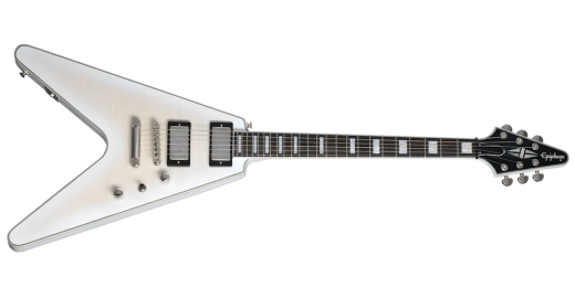 Epiphone - Flying V Prophecy Electric Guitar with Gigbag - Aged White Tiger Burst