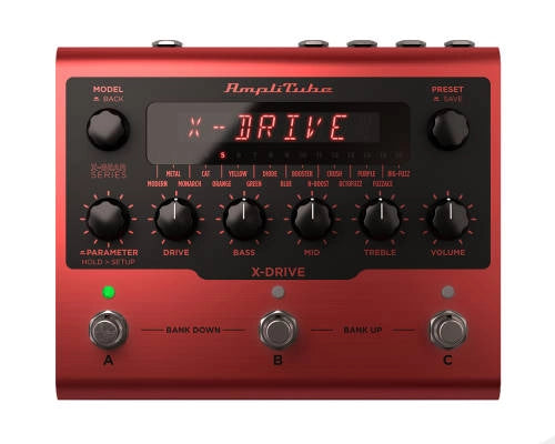IK Multimedia - Pédale de distorsion AmpliTube X-Drive