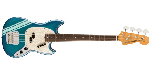 Fender - Basse Mustang Vintera II 70s, touche palissandre - Bourgogne de compétition avec housse
