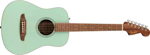 Fender - Mini guitare acoustique California Standard Redondo avec housse - Vert surf