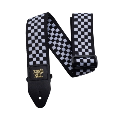 Bracelet premium à carreaux noirs et blancs Ernie Ball