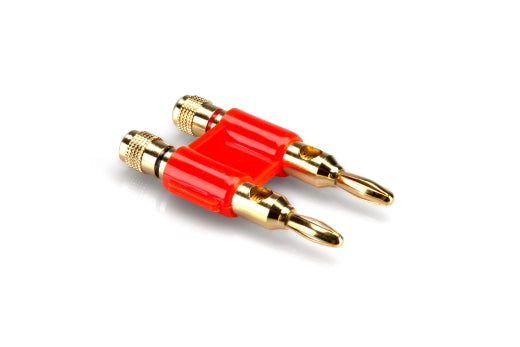 Hosa - BNA-260 Dual Banana Connector - Red