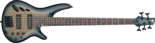 Ibanez - SR Bass Workshop Basse électrique 5 cordes - Cosmic Blue Starburst Low Gloss