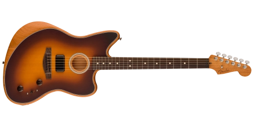 Fender - Acoustasonic Player Jazzmaster, touche palissandre - Sunburst bicolore