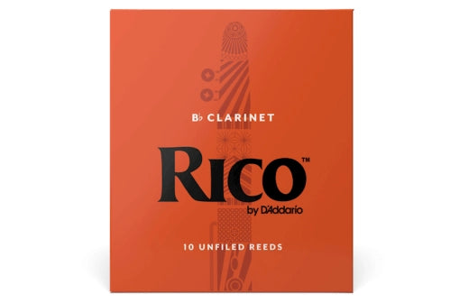 RICO de D'Addario - Anches de clarinette en si bémol Rico de D'Addario, version 2.0 - Lot de 10