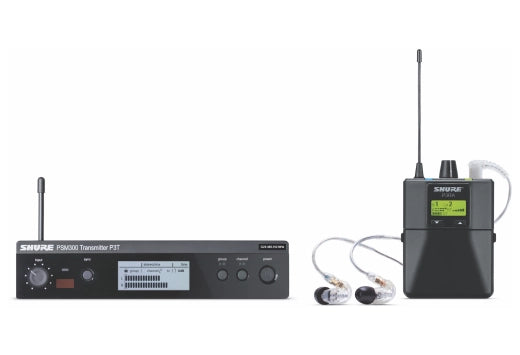 Shure - Système intra-auriculaire sans fil PSM300 avec SE215-CL (H20)