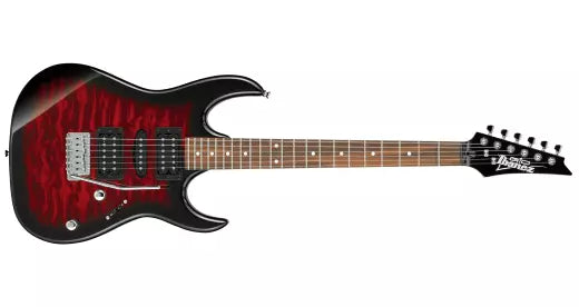 Ibanez - Gio GRX70QA Electric Guitar - Transparent Red Burst
