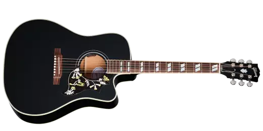 Gibson - Guitare acoustique/électrique Hummingbird Standard EC avec étui rigide - Ébène