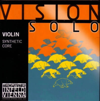 Thomastik-Infeld - Vision Solo Jeu de cordes pour violon 4/4 - Ré argenté