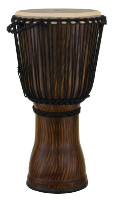 Pearl - Djembé artisanal en limba à grain droit, accordé par corde - 14