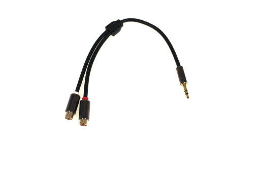 Apex - Adaptateur Apex Link Premium 3,5 mm TRS vers 2 RCA femelles