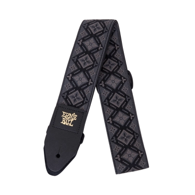 Sangle de guitare Ernie Ball - Regal Black Jacquard