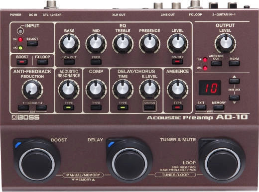 BOSS - Préampli acoustique AD-10