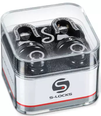 Schaller - S-Lock Strap Locks - Black Chrome