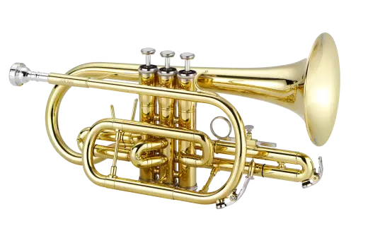 Jupiter - JCR700UQ Bb Cornet with American-Style Mouthpiece and Backpack Case - Lacquer
