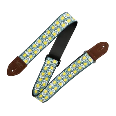 Levys - Mid Century Modern Strap - Blue/Green/White Mod Tulip