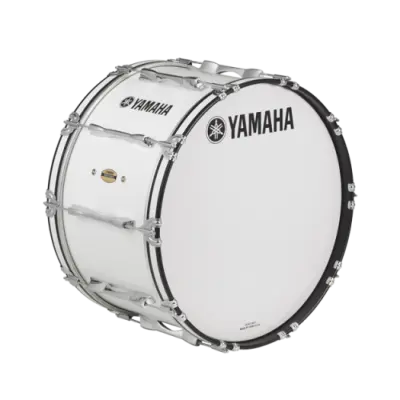 Yamaha - 14 Marching Bass Drum - White