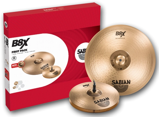 Sabian - B8X First Pack - 13HH/16Crash