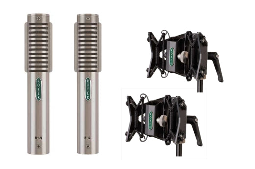 Royer - Microphones à ruban R-121 et Sling-Shock RSM-SS1 - Paire assortie