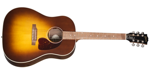 Gibson - Guitare acoustique/électrique J-45 Studio Walnut avec étui - Satin Walnut Burst