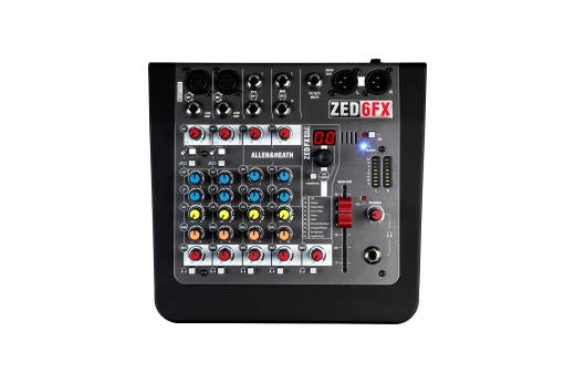 Allen & Heath - ZED-6FX 6-Channel Live/Recording Mixer with FX