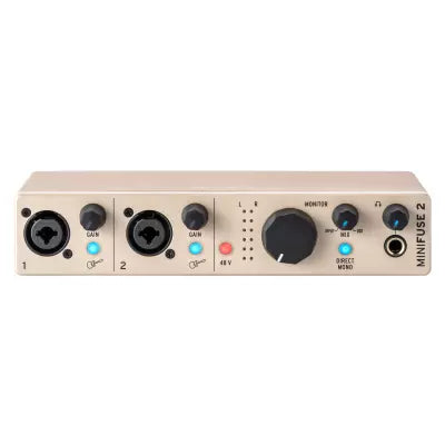 Arturia - MiniFuse 2 Compact USB Audio Interface - Champagne