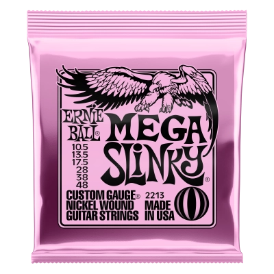 Cordes électriques Ernie Ball Mega Slinky 10.5-48