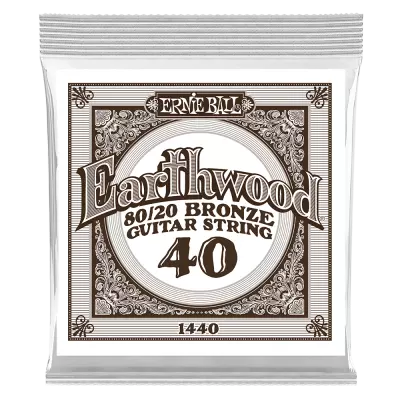 Ernie Ball - Corde simple Earthwood - .040w