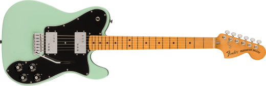 Fender - Vintera II 70s Telecaster Deluxe avec vibrato, touche en érable et housse - Surf Green
