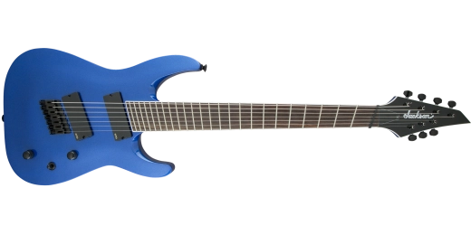 Jackson Guitars - Guitare électrique multi-diapason 7 cordes SLAT7 X-Series - Bleu métallisé