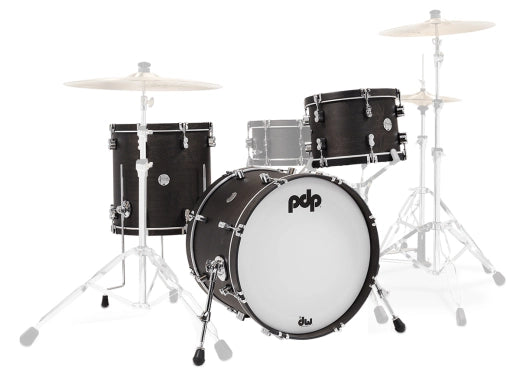 Pacific Drums - Kit de fûts Concept Maple Classic 3 pièces (20, 13, 16") - Noir satiné