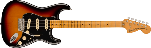 Fender - Stratocaster Vintera II 70s, touche en érable - Sunburst 3 couleurs avec housse de transport