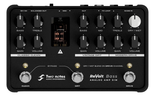 Two Notes - ReVolt Bass Amp Simulator Pedal