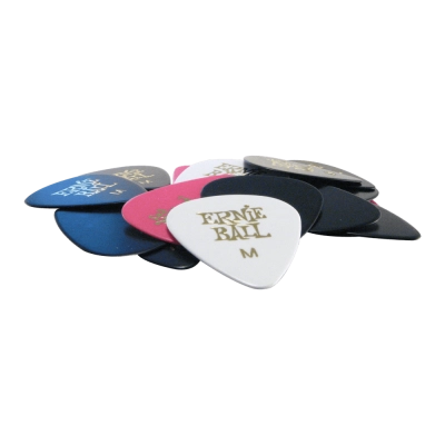 Ernie Ball - Pics de couleur assortis moyens - Lot de 24