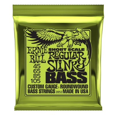 Ernie Ball - Cordes pour basse Regular Slinky Short Scale 45-105